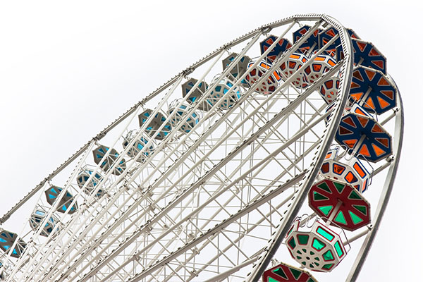 Ferris Wheel at an Amusement Park