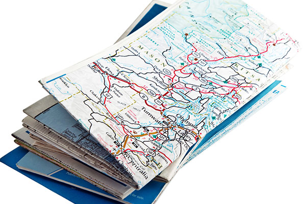 Maps for a road trip in Massachusetts