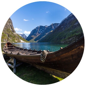 Viking ship in Norway