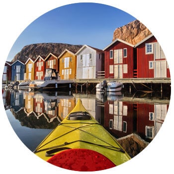 Kayak in Smögen, Bohuslän, Sweden