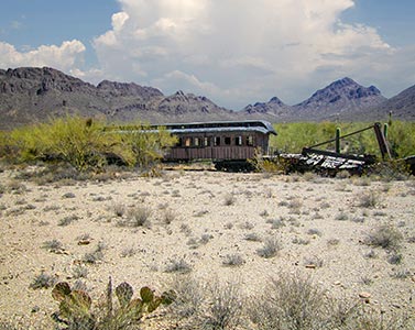 Abandoned Train in Arizona