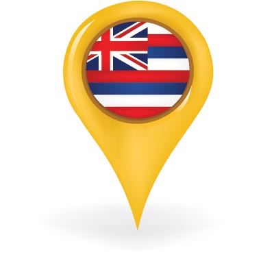 Hawaii Map Pin