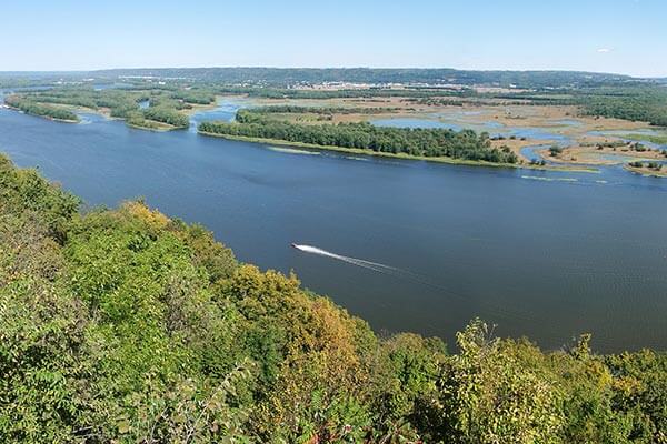 Mississippi River in Southeast Iowa