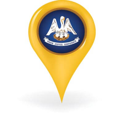 Louisiana Map Pin