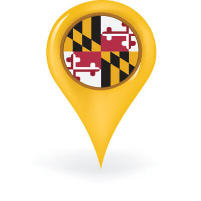 Maryland Map Pin
