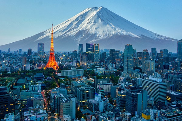 Tokyo Japan city view