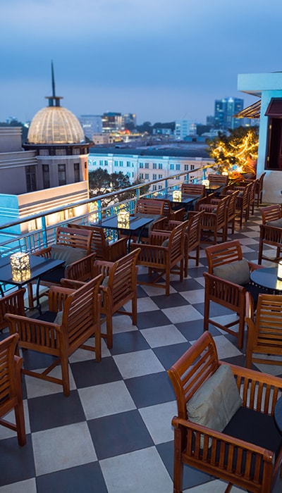 Caravelle Saigon rooftop bar