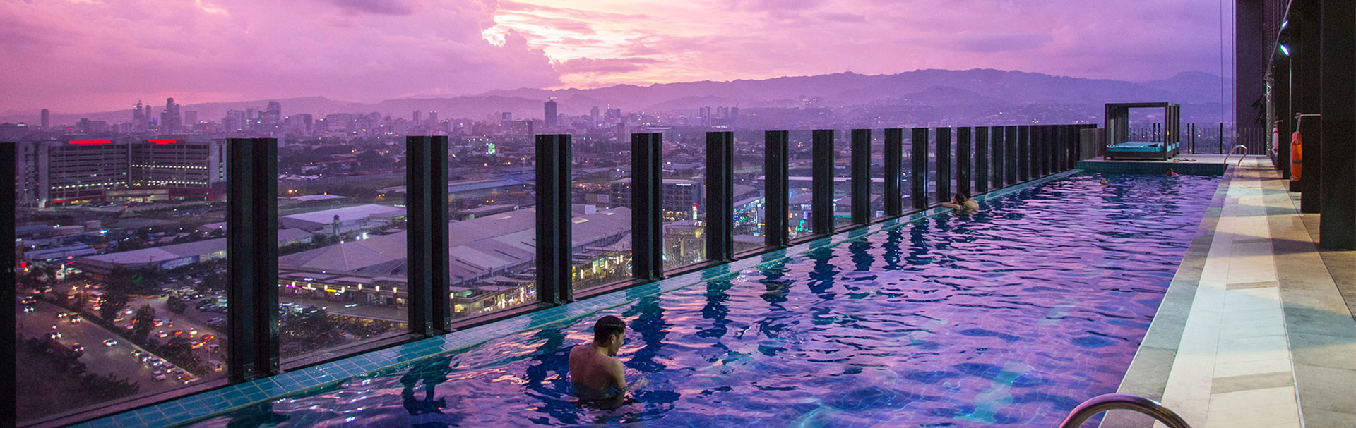 Pool view of the Bai Hotel Cebu