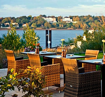 Outdoor Deck at the Rilano Hamburg 